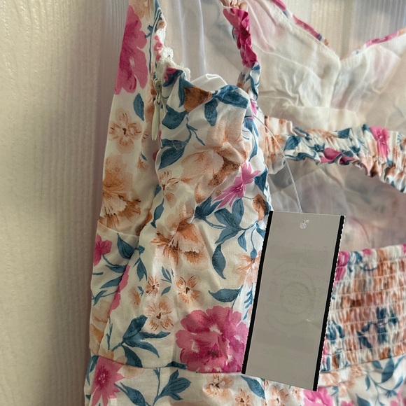 Lush Floral Bubble Dress - Picture 4 of 8